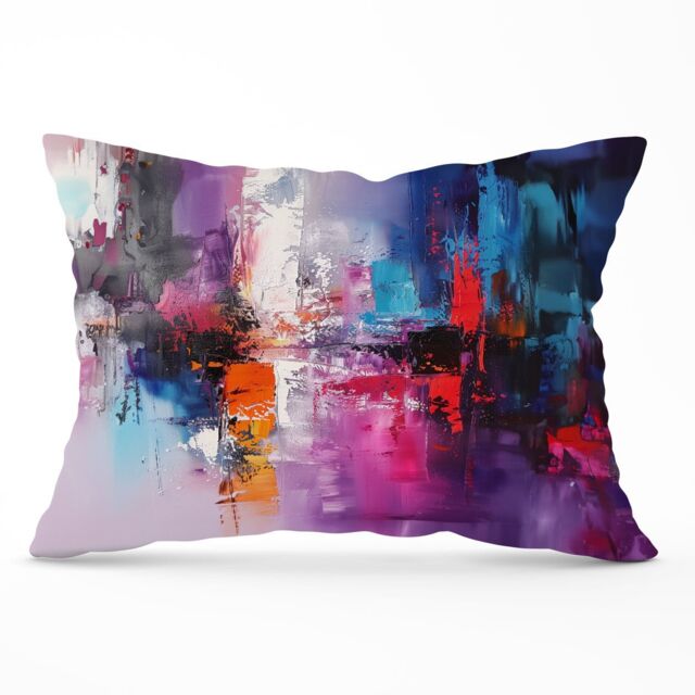 Warren Reed - Designer Vibrant Metropolis: A Palette Of Emotions Cushions - Size: 60 cm x 60 cm - image 1