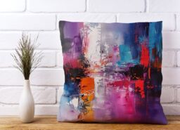 Warren Reed - Designer Vibrant Metropolis: A Palette Of Emotions Cushions - Size: 60 cm x 60 cm - thumbnail 2