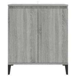 Berkfield Home Sideboard Grey Sonoma 60x35x70 cm Engineered Wood - Size: 60 x 35 x 70 cm - thumbnail 3