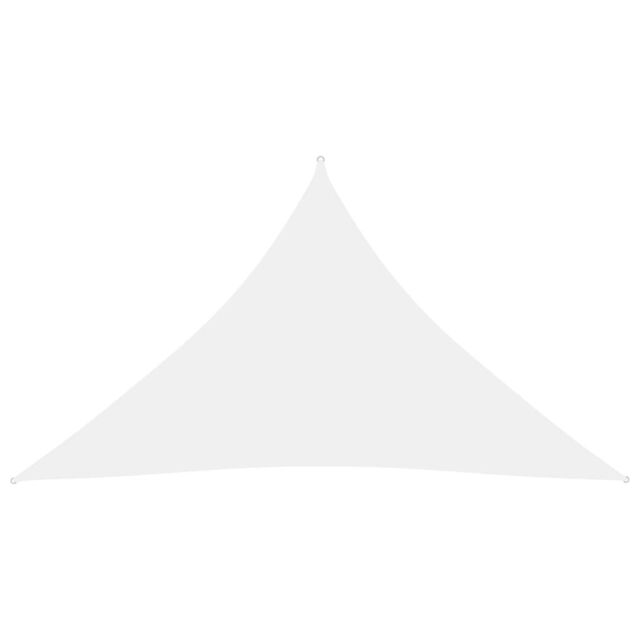 Berkfield Home Sunshade Sail Oxford Fabric Triangular 3x3x4.24 m White - image 1