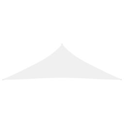 Berkfield Home Sunshade Sail Oxford Fabric Triangular 3x3x4.24 m White - thumbnail 2
