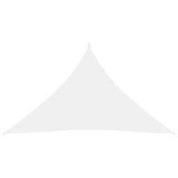 Berkfield Home Sunshade Sail Oxford Fabric Triangular 3x3x4.24 m White - thumbnail 1