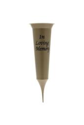 KDMD Gold Spiked Grave Vase 32cm 5 Pack - thumbnail 2