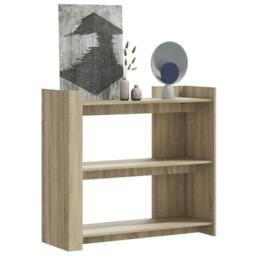 Berkfield Home Console Table Sonoma Oak 100x35x90 cm Engineered Wood in Light Brown - Size: 100 x 35 x 90 cm - thumbnail 2