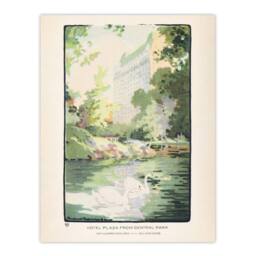Artery8 Rachael R Elmer Hotel Plaza from Central Park Framed Art Picture Print - Size: A3 - thumbnail 3