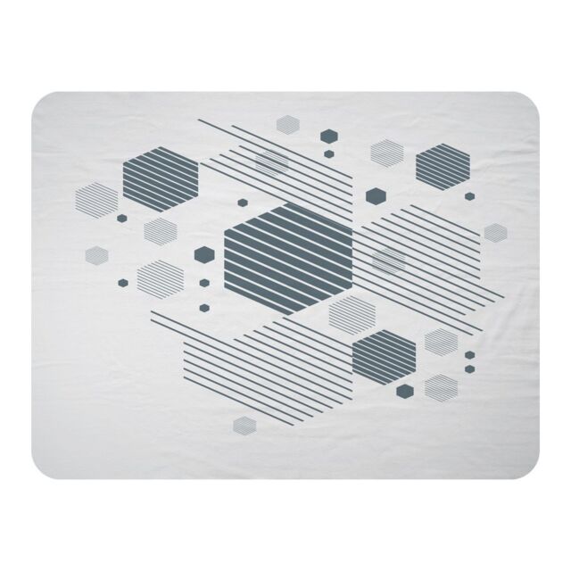 Benjamin Tate Design Geometric Graphic 1600S Blanket in Natural - Size: 120 cm x 150 cm - image 1