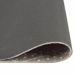 Berkfield Home Kitchen Rug Washable Rhombus 60x180 cm Velvet in Grey - thumbnail 1