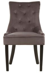 Orsina Grey Velvet Chair, Enchanting Sleep Chair, Easy to Assemble Borg Chair, Comfy Dining Chair - thumbnail 6