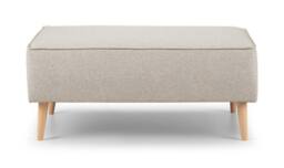 The Great Sofa Company Ailis Footstool Faro Linen in Beige - thumbnail 3