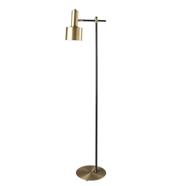 Angel Cerda Gold Aluminium Floor Lamp with Black Steel Body - image 1