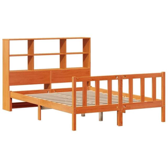 Berkfield Home Decorative Bookcase Bed without Mattress Wax Brown 140x200 cm Sol - image 1