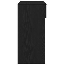 Berkfield Home Console Table Black Oak 90x36x75 cm Engineered Wood - Size: 90 x 36 x 75 cm - thumbnail 7