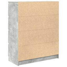 Berkfield Home Sideboard Concrete Grey 80x35x99 cm Engineered Wood - Size: 80 x 35 x 99 cm - thumbnail 8