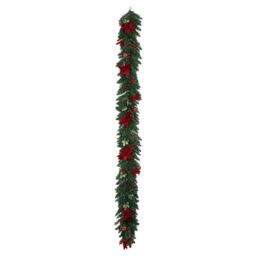 Leaper 1.8M Christmas Vine Hanging Decoration Garland with Lights in Green - thumbnail 4