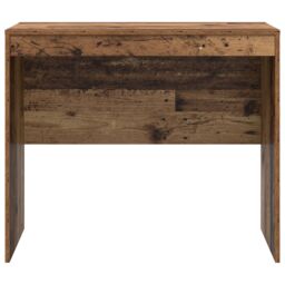 Berkfield Home Writing Desk - Old Wood Old wood Particle board 90 x 50 x 76 cm in Brown - thumbnail 4