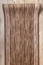 RugsX Anti-Slip Rama Runner in Brown - Size: 80 cm x 500 cm - thumbnail 4