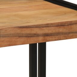 Berkfield Home Coffee Table 40x50x38 cm Solid Wood Acacia in Brown - Size: 40 x 50 x 38 cm - thumbnail 7