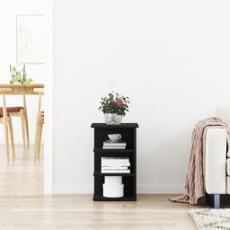 Berkfield Home Side Cabinet Black Oak 35x35x55 cm Engineered wood - Size: 35 x 35 x 55 cm - thumbnail 4