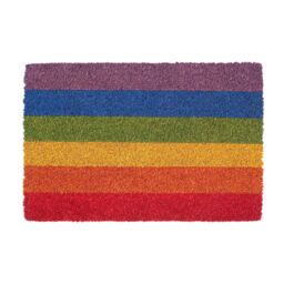 Nicola Spring Coir Door Mat - 60 x 40cm - Rainbow - Size: 40 cm x 60 cm - thumbnail 1