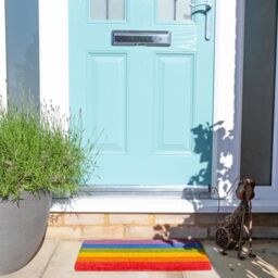 Nicola Spring Coir Door Mat - 60 x 40cm - Rainbow - Size: 40 cm x 60 cm - thumbnail 5