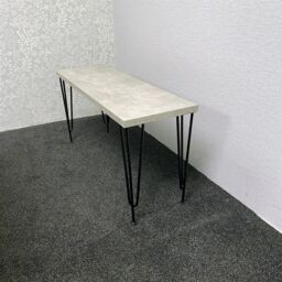 KOSY KOALA Modern Grey Bench with Hairpin Legs - Stylish & Sturdy Seating for Home & Dining - thumbnail 2