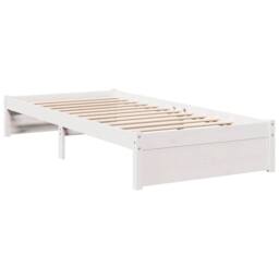 Berkfield Home Bookcase Bed without Mattress White 75x190 cm Solid Wood Pine - thumbnail 7