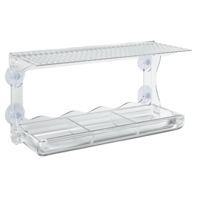 Berkfield Home Durable Window Bird Feeders 2 pcs Acrylic 30x12x15 cm in Clear - Size: 30 x 12 x 15 cm - image 1