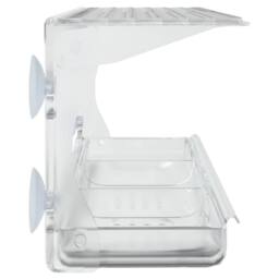 Berkfield Home Durable Window Bird Feeders 2 pcs Acrylic 30x12x15 cm in Clear - Size: 30 x 12 x 15 cm - thumbnail 5
