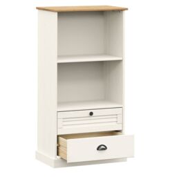 Berkfield Home Bookcase VIGO White 60x35x114.5 cm Solid Wood Pine - thumbnail 5