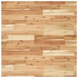 Berkfield Home Table Top Square 80x80x2 cm Solid Wood Acacia in Brown - Size: 80 x 80 x 2 cm - thumbnail 2
