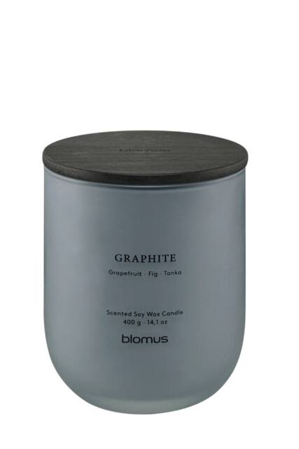 Blomus TUOKSU Graphite Scented candle L - Sharkskin in Light Grey - image 1