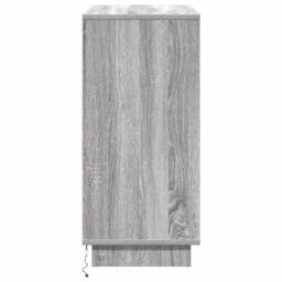 Berkfield Home Sideboard with LED Grey Sonoma 71x34, 5x75 cm Engineered Wood - thumbnail 9