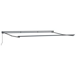 Berkfield Home Retractable Awning Manual Orange & White 500x300 cm - thumbnail 5