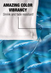 JQ Licensing Royce Mcclure Dolphin Race Pattern Silky Touch Super Soft Throw Blanket 152 X 127 cm in White - thumbnail 4