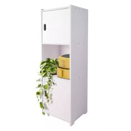 SPETLEK Waterproof Bathroom Storage Cabinet, Free Standing in White - thumbnail 1