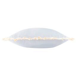 Wylder Effie 100% Cotton Plain Ruffle Cushion in Baby Blue - Size: 45 cm x 45 cm - thumbnail 2