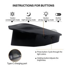 INMTFEI Rechargeable Motion Sensor Wall Light Dimmable Shell Lamp in Black - thumbnail 7
