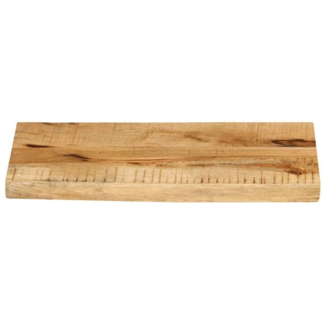 Berkfield Home Table Top 40x30x2.5 cm Live Edge Solid Wood Rough Mango in Brown - image 1
