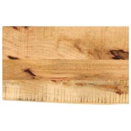 Berkfield Home Table Top 40x30x2.5 cm Live Edge Solid Wood Rough Mango in Brown - thumbnail 2
