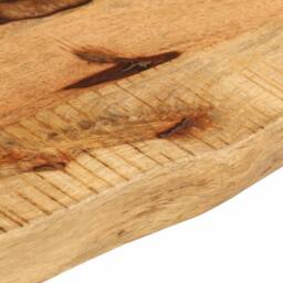 Berkfield Home Table Top 40x30x2.5 cm Live Edge Solid Wood Rough Mango in Brown - thumbnail 7