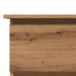 Berkfield Home Corner Desk Artisan Oak 145x100x76 cm Engineered Wood in Brown - Size: 145 x 100 x 76 cm - thumbnail 8
