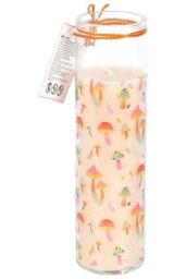 KDMD Funky Fungi Mushroom Print Tube Candle in Cream - thumbnail 3