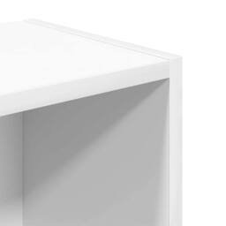 Berkfield Home Bookcase White 31x24x77 cm Engineered Wood - Size: 31 x 24 x 77 cm - thumbnail 9