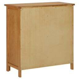 Berkfield Home Cupboard 70x35x75 cm Solid Oak Wood in Brown - Size: 70 x 35 x 75 cm - thumbnail 5