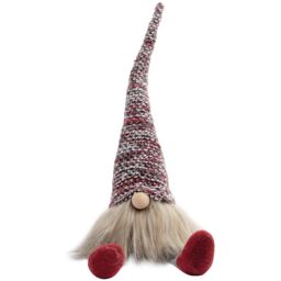 mysmartbuy Set of 5 Colourful Hat Bearded Christmas Gonks - Festive Xmas Scandi Faceless Gonk Gnome Novelty Home Decoration - Each H43 x 9cm - thumbnail 5