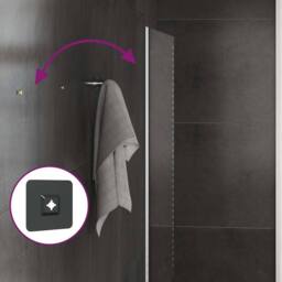 Berkfield Home LED Bathroom Mirror 60x60 cm in Clear - thumbnail 4