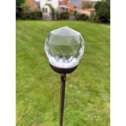 Poppyforge 5 Feet 50mm Prism Marble Pin Garden Art (Pack of 3) in Black - thumbnail 2