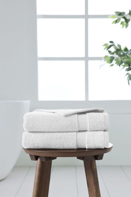 Martex 100% Cotton, 750gsm Hand Towel (Pack of 2) in White - image 1