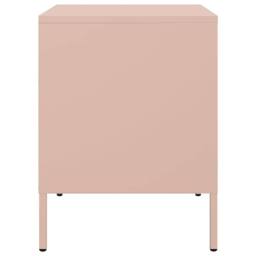 Berkfield Home Bedside Cabinets 2 pcs Pink 36x39x50.5 cm Steel - thumbnail 7