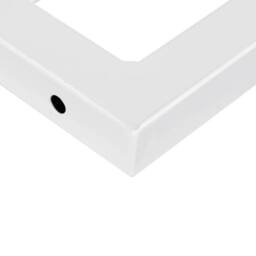 Berkfield Home Basin Shelf Wall Mounted Steel & Solid Wood Beech in Natural - thumbnail 9